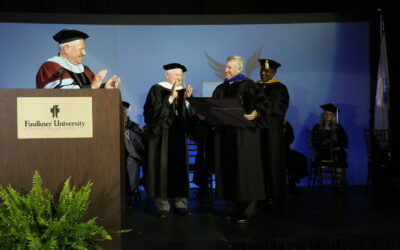 Mayor Todd Strange presented with Honorary Doctorate at 2019 Convocation